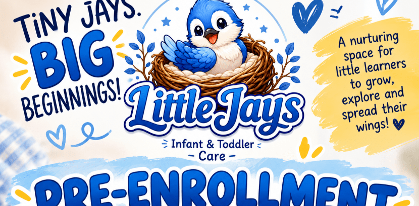 Pre-Enrollment Little Jays Infant & Toddler 