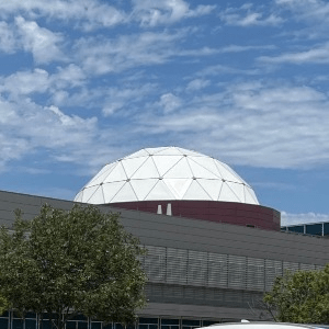 Planetarium dome.
