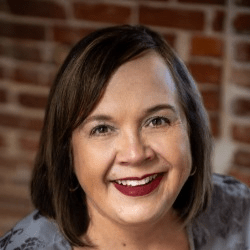 Lisa Kirkley, a white woman with short brown hair.