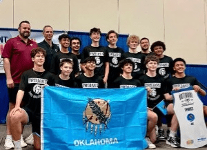 Jenks Trojan Boys Volleyball team.