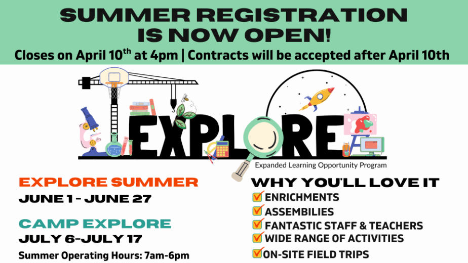 Summer Registration