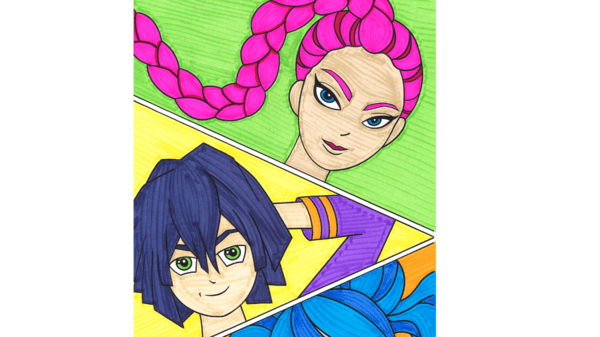 K-POP Anime Drawing (Gr. 1-5) by Young Rembrandts flyer