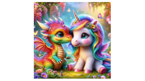 607. Unicorns, Dragons & Magical Things flyer
