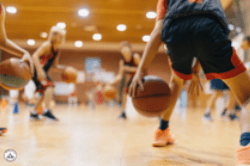 Students exercising